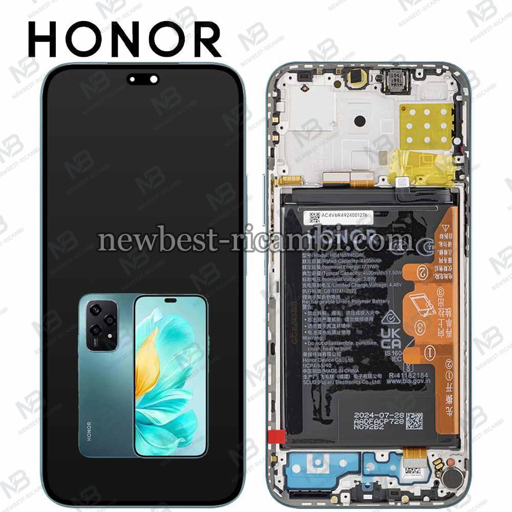 Honor 200 Lite 5G (LLY-NX1) Touch + Lcd + Frame Green / Cyan Lake Service Pack