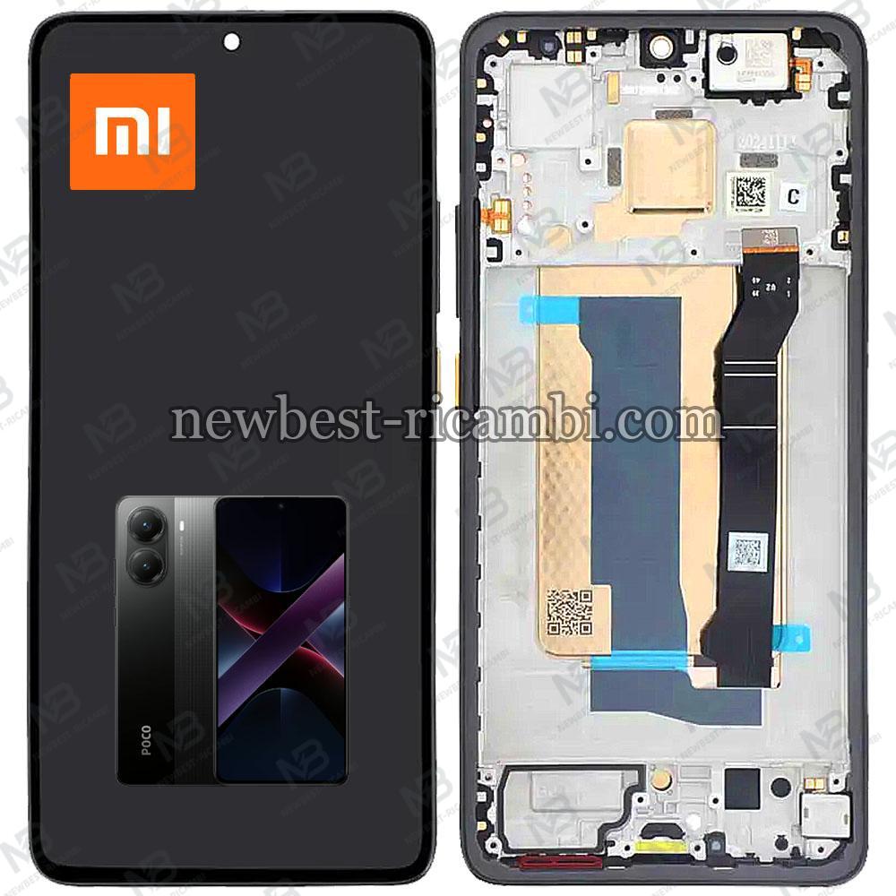 Xiaomi Poco X7 Pro 5G (2412DPC0AG / 2412DPC0AI) Touch + Lcd + Frame Black Service Pack