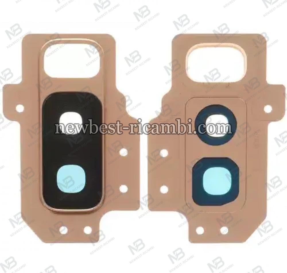 Samsung Galaxy S9 Plus G965f Camera Glass +Frame Gold