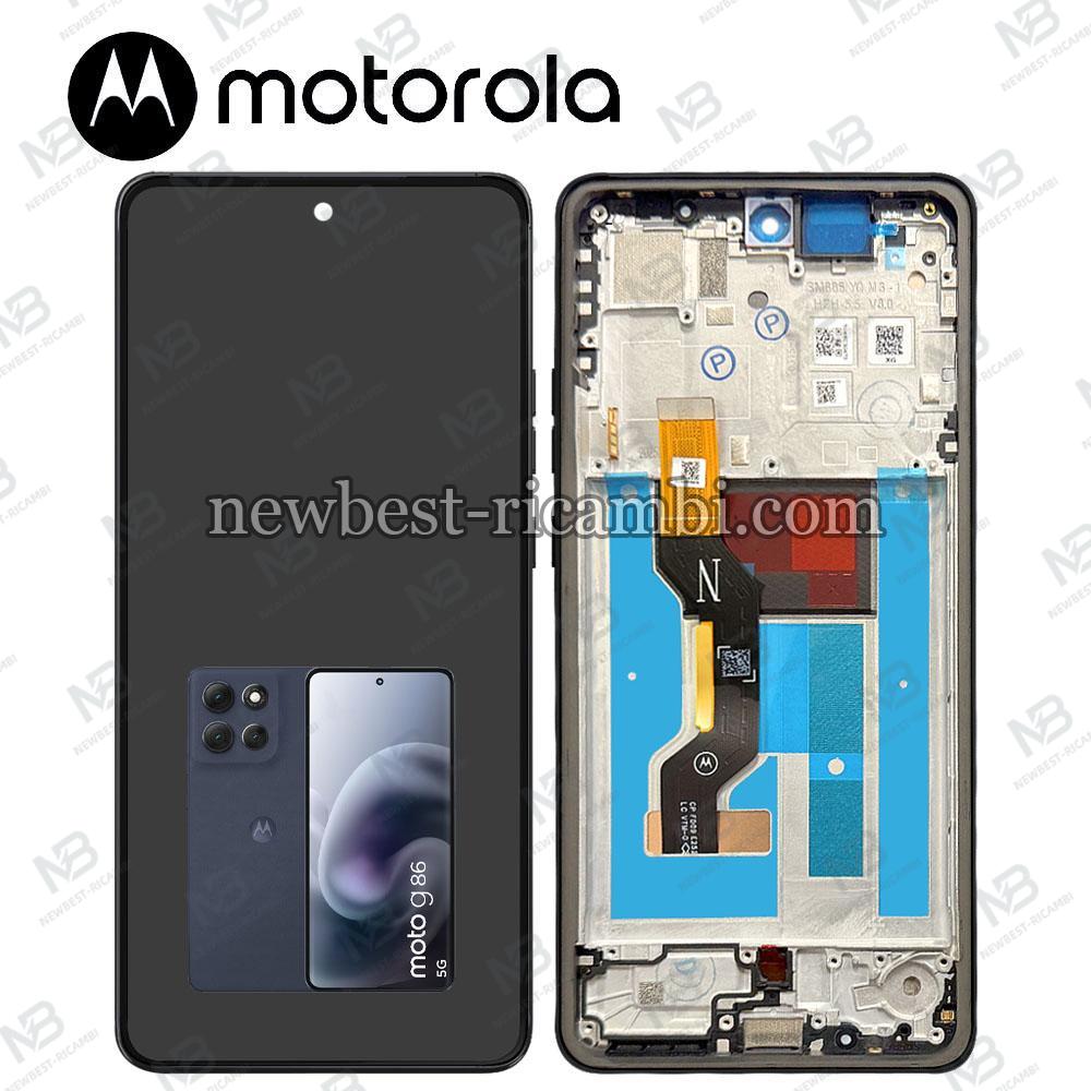Motorola Moto G86 5G (XT2527) Touch + Lcd + Frame Spellbound / Black Service Pack