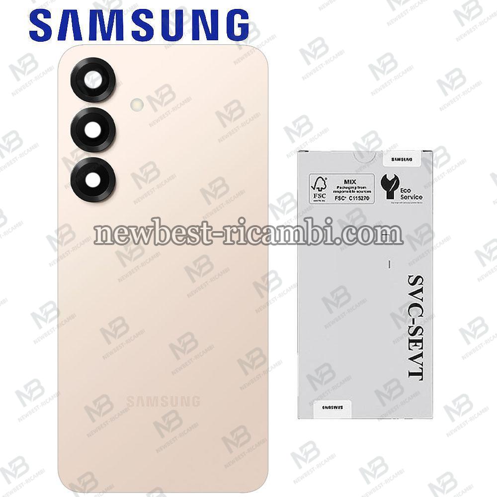 Samsung Galaxy S25 S931 Back Cover + Camera Glass Pink Gold Service Pack