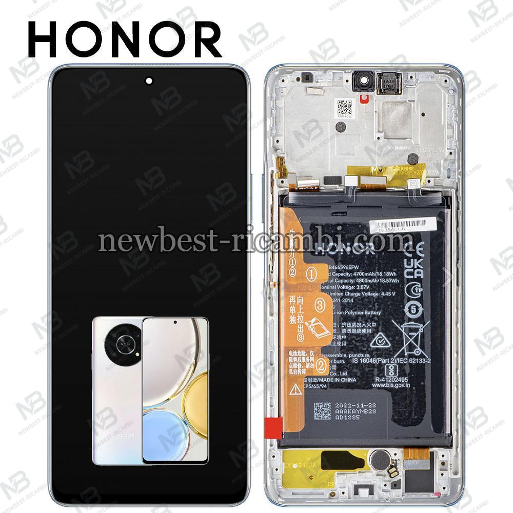 Huawei Honor Magic 4 Lite 4G Touch + Lcd + Frame Silver Service Pack