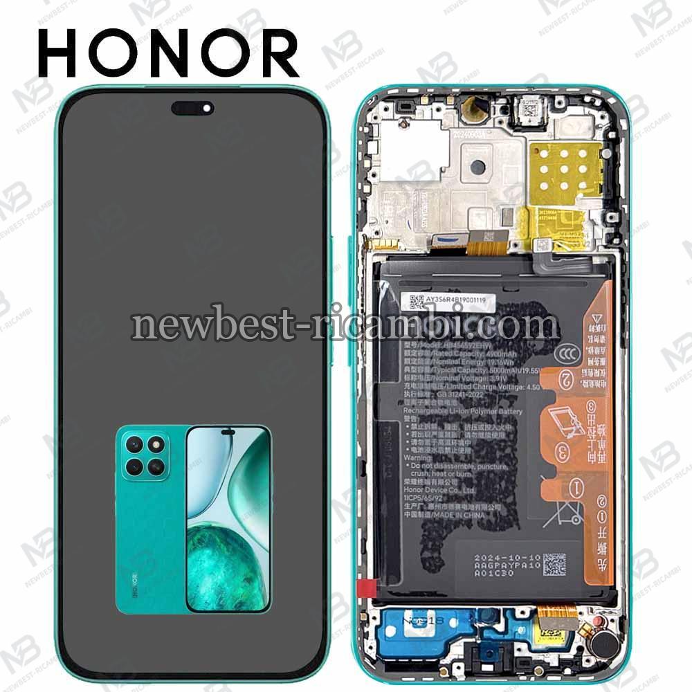 Honor X8C (ABR-LX1) Touch +Lcd + Frame + Battery Green Service Pack
