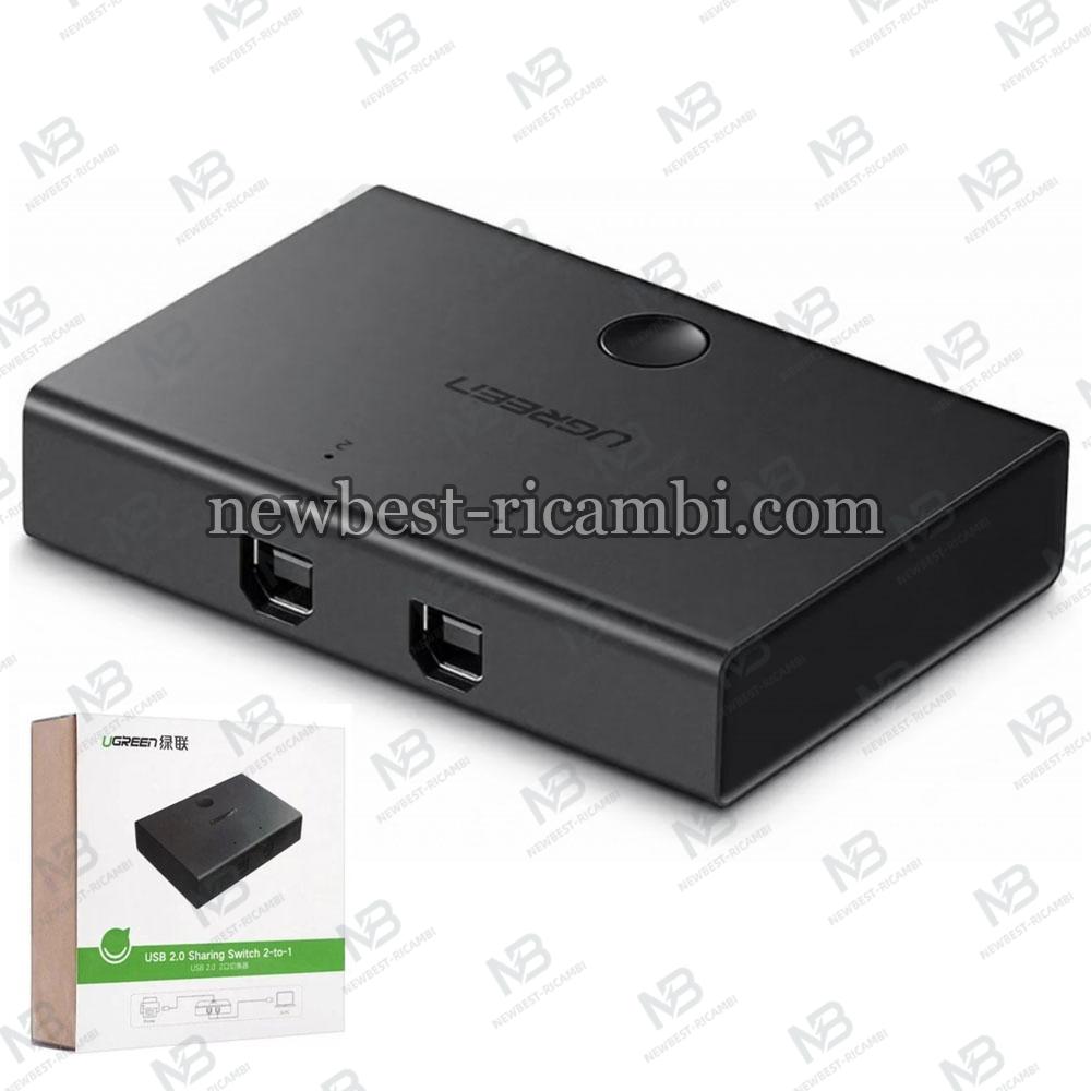 Switch USB UGREEN US158 2 x USB-B Black in Blister