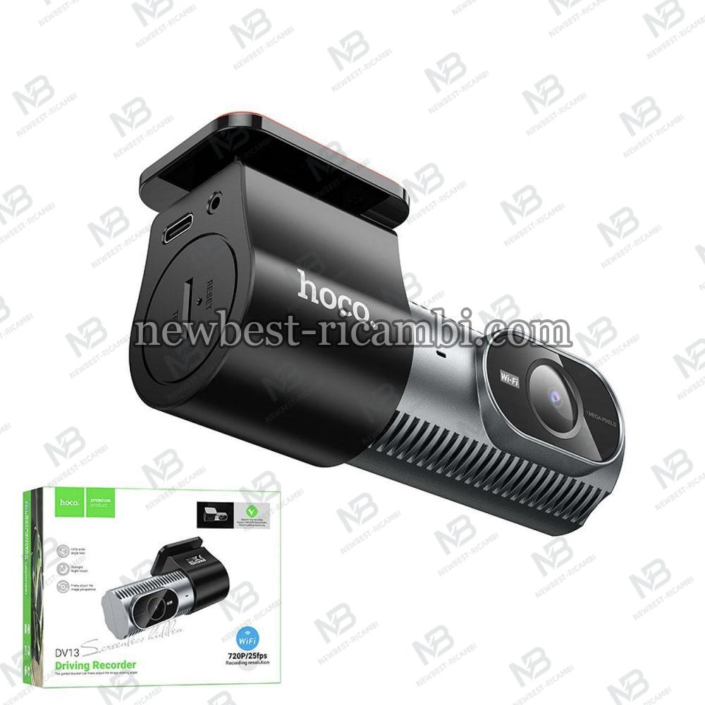 Dash Camera Hoco DV13 720P Wi-Fi Black