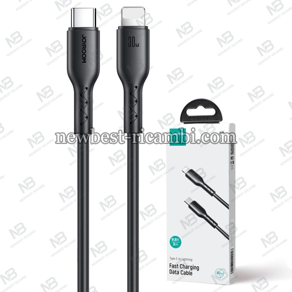 USB-C to Lightning Cable Joyroom SA26-CL3 30W 3A 1m Black in Blister