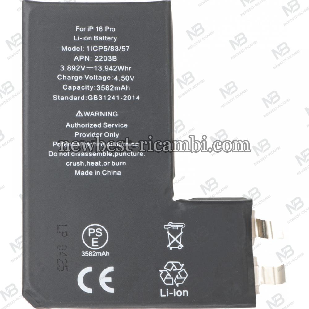 Battery for Apple iPhone 16 Pro w/o BMS NO Flex