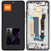 Xiaomi Poco X7 Pro 5G (2412DPC0AG / 2412DPC0AI) Touch + Lcd + Frame Black Service Pack