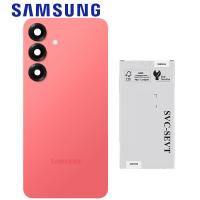 Samsung Galaxy S25+ S936 Back Cover + Camera Glass Coral Red Service Pack