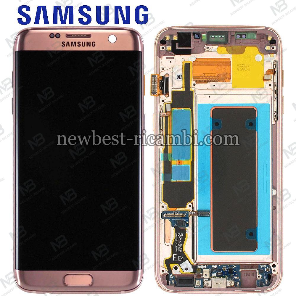 Samsung Galaxy S7 Edge G935f Touch + Lcd + Frame Pink Service Pack