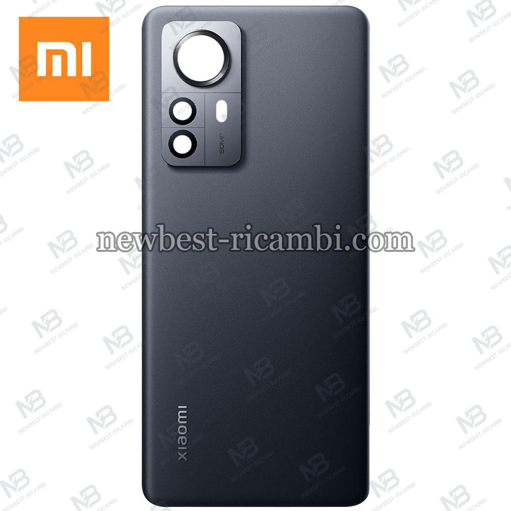Xiaomi Mi 12 Back Cover + Camera Glass Black Service Pack
