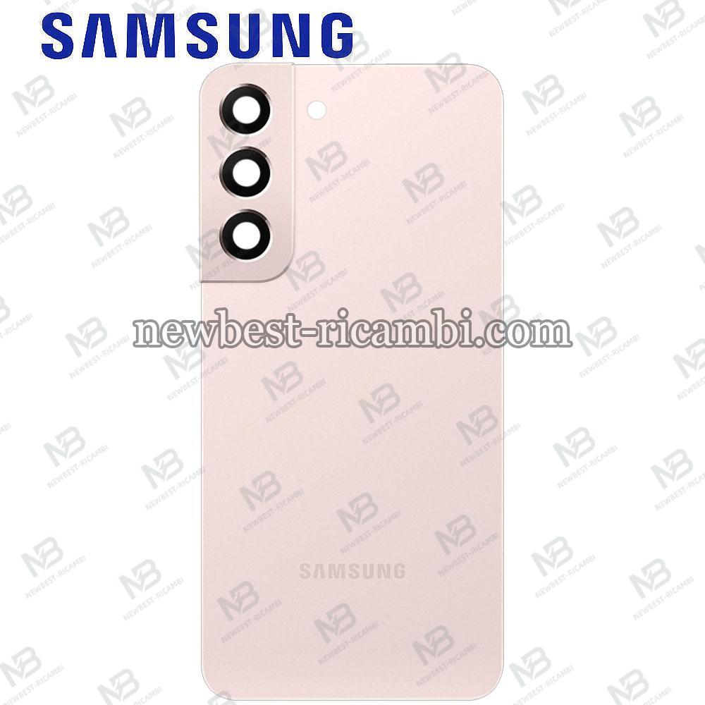 Samsung Galaxy S22 S901B Back Cover + Camera Glass PinkGold Service Pack