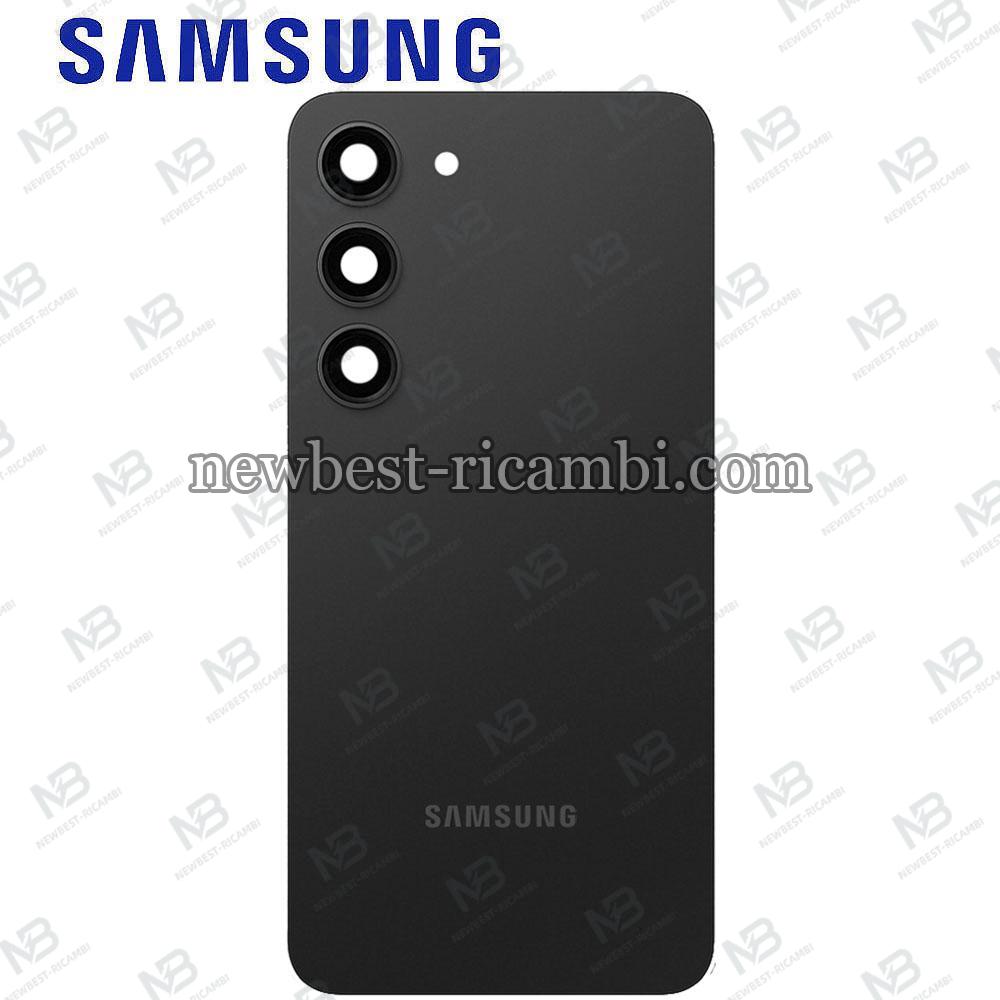 Samsung Galaxy S23 S911 Back Cover+Camera Glass Black Service Pack