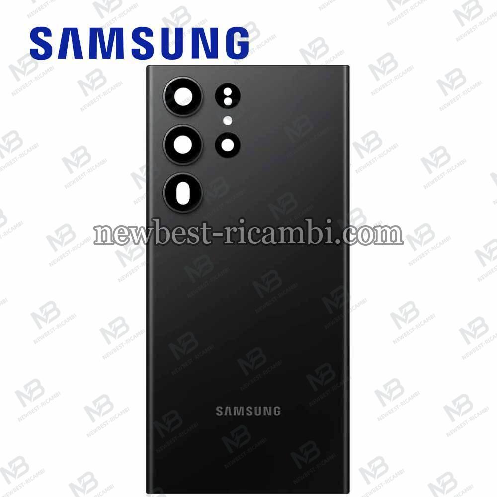 Samsung Galaxy S23 Ultra S918 Back Cover+Camera Glass Black Service Pack