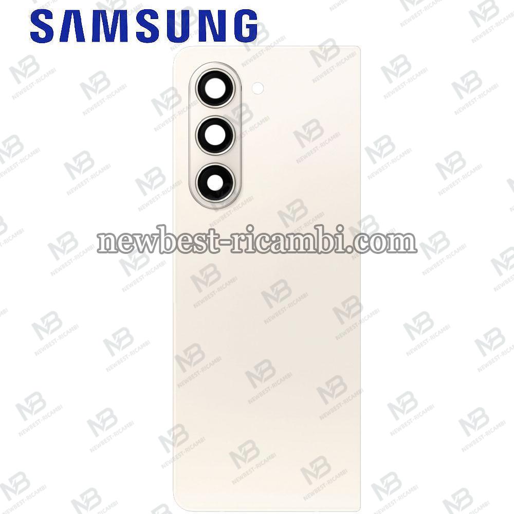Samsung Galaxy F946 / Z Fold 5 5G Back Cover + Camera Glass Cream Service Pack
