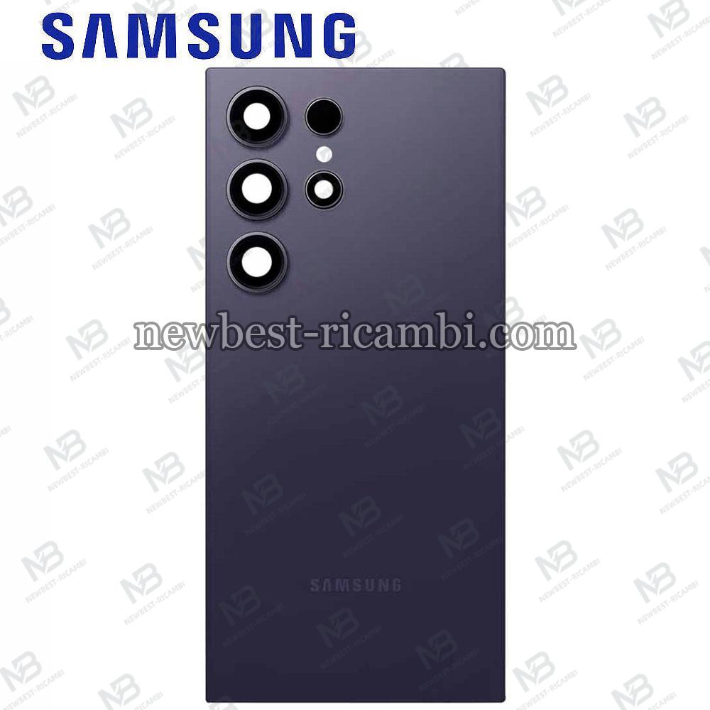 Samsung Galaxy S24 Ultra S928 Back Cover + Camera Glass Violet Service Pack