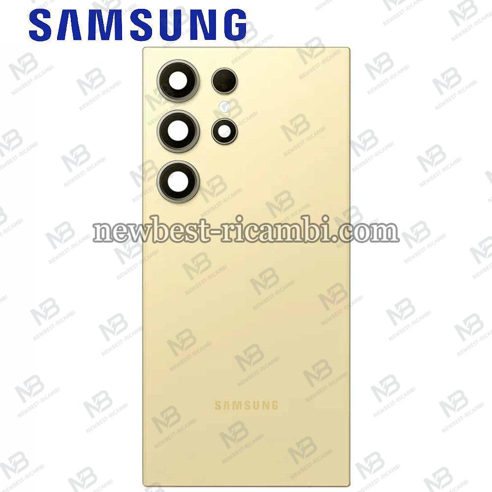 Samsung Galaxy S24 Ultra S928 Back Cover + Camera Glass Yellow Service Pack