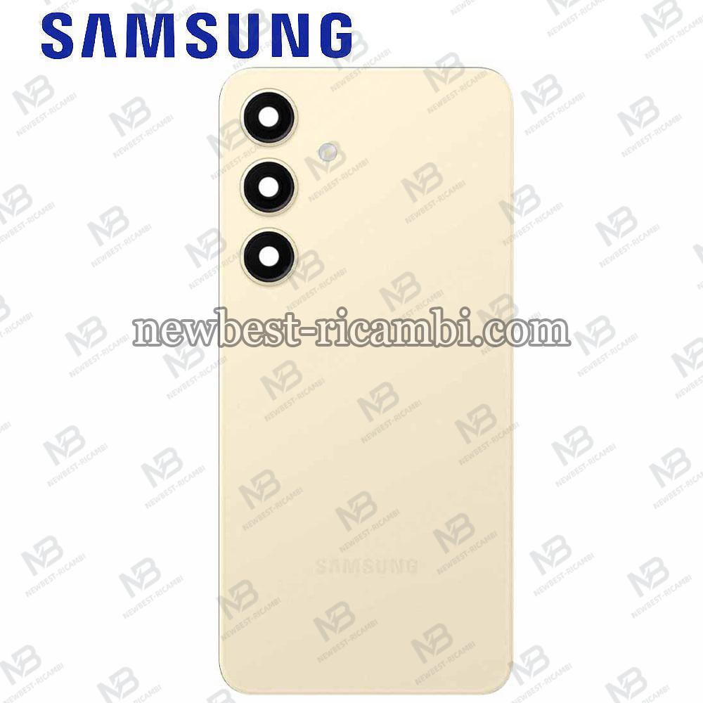 Samsung Galaxy S24 S921 Back Cover + Camera Glass Yellow Service Pack