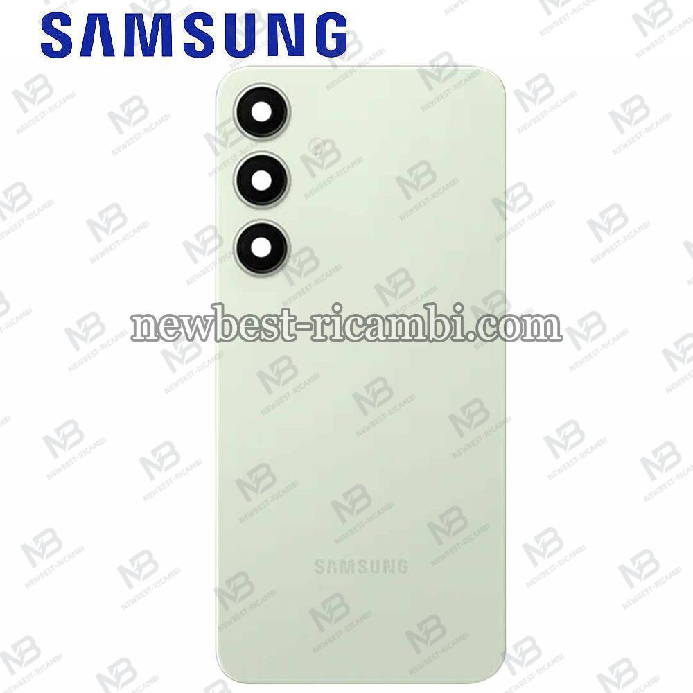 Samsung Galaxy S24 S921 Back Cover + Camera Glass Green Service Pack