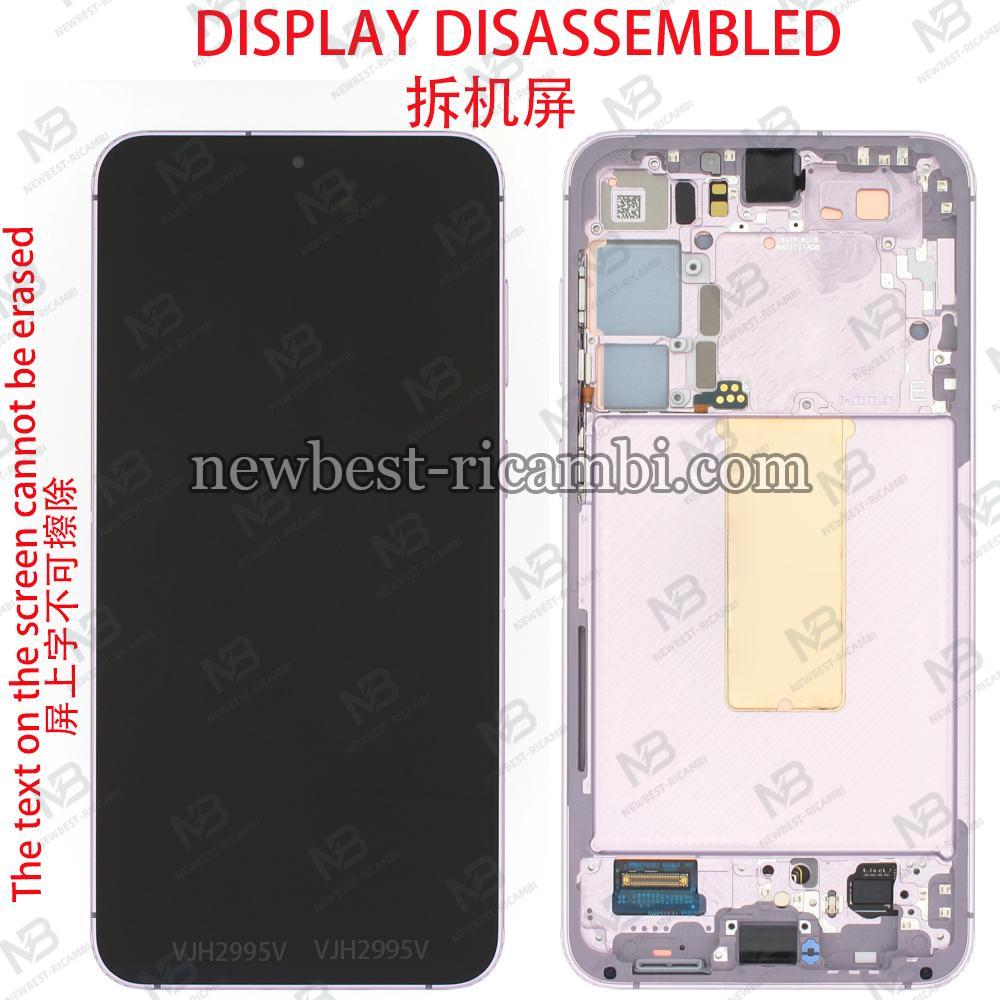 Samsung Galaxy S23 Plus S916 Touch + Lcd + Frame Pink Developer Version Disassembled Grade A