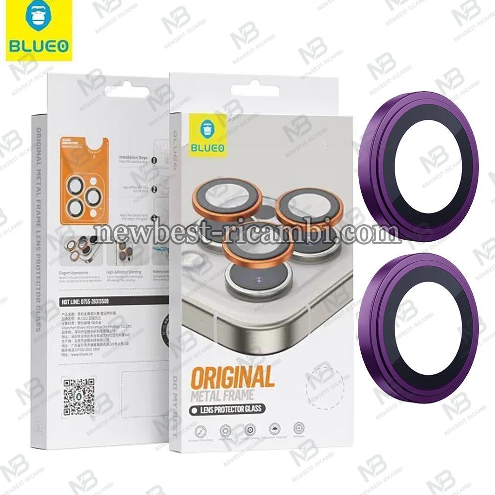 Blueo Original Metal Frame Lens Protector Glass iPhone NPB27-17 Purple In Blister
