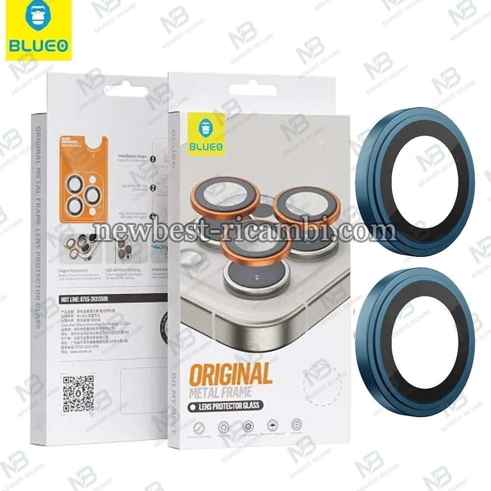 Blueo Original Metal Frame Lens Protector Glass iPhone NPB27-17 Blue In Blister