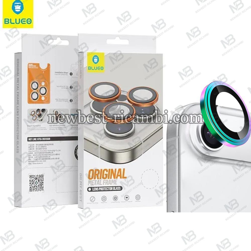 Blueo Original Metal Frame Lens Protector Glass iPhone NPB27-17-Air Colorful In Blister