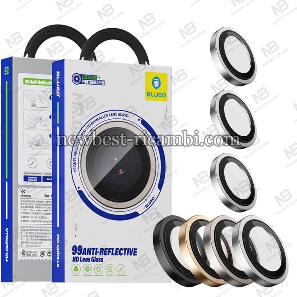 Blueo 99 Anti-Reflective PVD Titanium Alloy Lens Glass BL030 iPhone 17 Pro / 17 Pro Max Silver In Blister