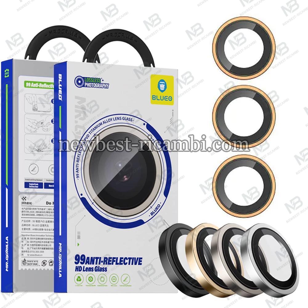 Blueo 99 Anti-Reflective PVD Titanium Alloy Lens Glass BL030 iPhone 17 Pro / 17 Pro Max Orange In Blister