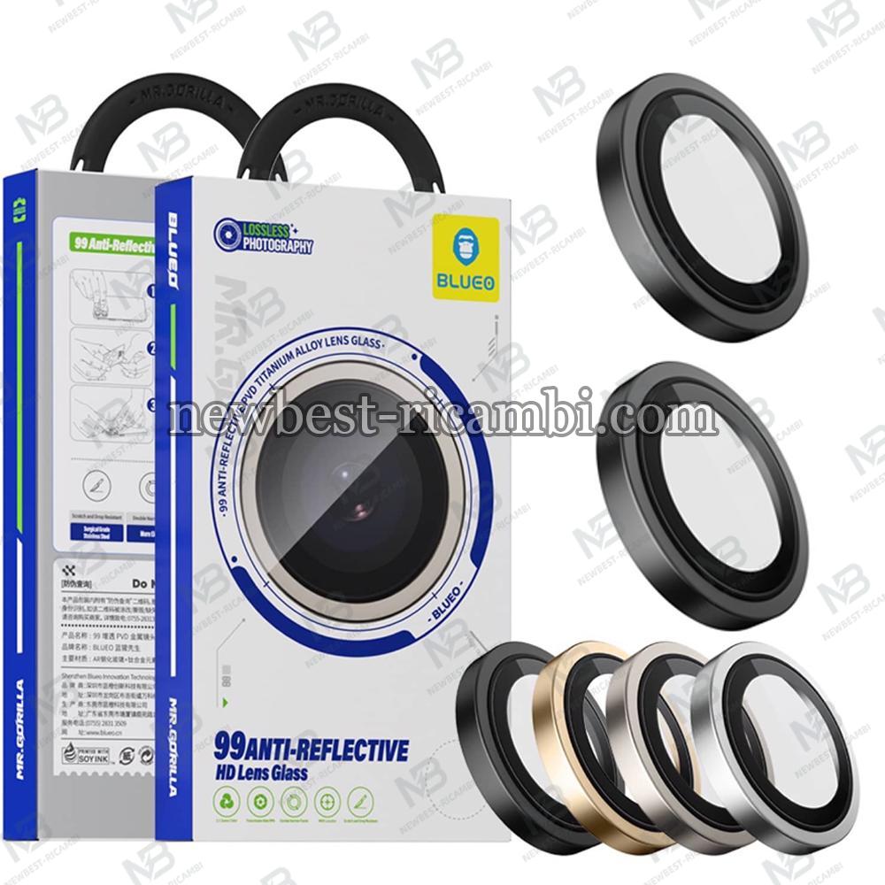 Blueo Sapphire PVD Steel Camera Ring NPB29 For iPhone 17 Black In Blister