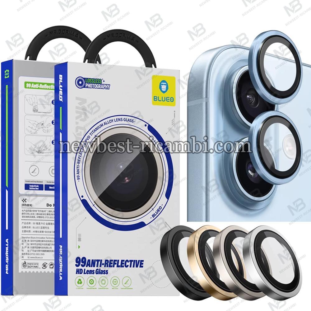 Blueo Sapphire PVD Steel Camera Ring NPB29 For iPhone 17 Blue In Blister