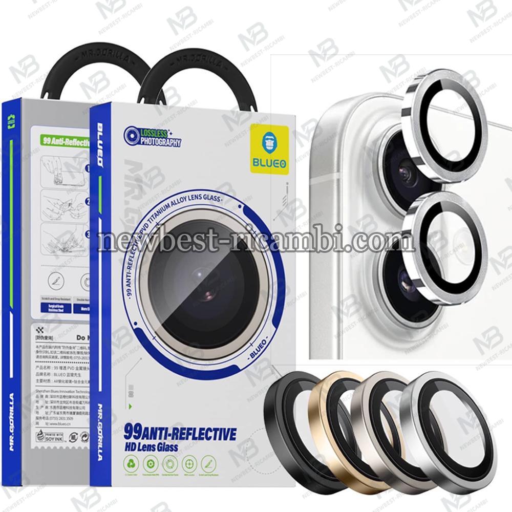 Blueo Sapphire PVD Steel Camera Ring NPB29 For iPhone 17 Silver In Blister