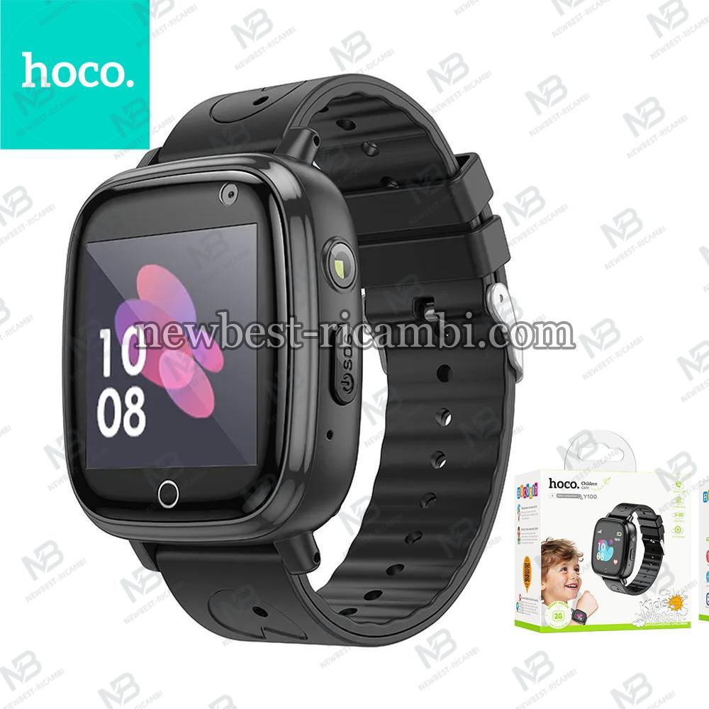 Smartwatch For Kids Hoco 1,44" 2G With Call Function Y100 Black In Blister