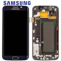 Samsung Galaxy S6 Edge G925f Touch + Lcd + Frame Black Service Pack