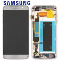 Samsung Galaxy S7 Edge G935f Touch + Lcd + Frame Silver Service Pack
