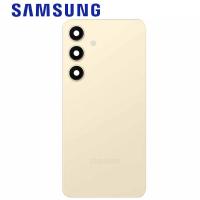 Samsung Galaxy S24 S921 Back Cover + Camera Glass Yellow Service Pack