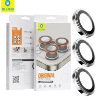 Blueo Original Metal Frame Lens Protector Glass iPhone NPB27-17pro/17promax-Silver In Blister