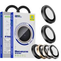 Blueo Sapphire PVD Steel Camera Ring NPB29 For iPhone 17 Black In Blister