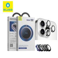 Blueo Sapphire PVD Steel Camera Ring NPB29 For iPhone 17 Pro / 17 Pro Max Silver In Blister