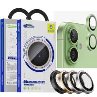Blueo Sapphire PVD Steel Camera Ring NPB29 For iPhone 17 Green In Blister