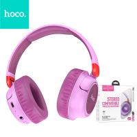 HOCO Wireless Bluetooth Headphones W43 Purple In Blister