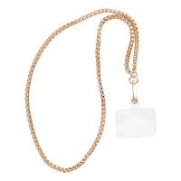 CHAIN #82 Phone Lanyard Phone Pendant / Cord Length 80CM (40CM In The Loop) / On Neck - Gold