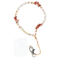 HAPPY Phone Lanyard Phone Pendant / Cord Length 44CM (22CM In The Loop) / On Hand - Orange
