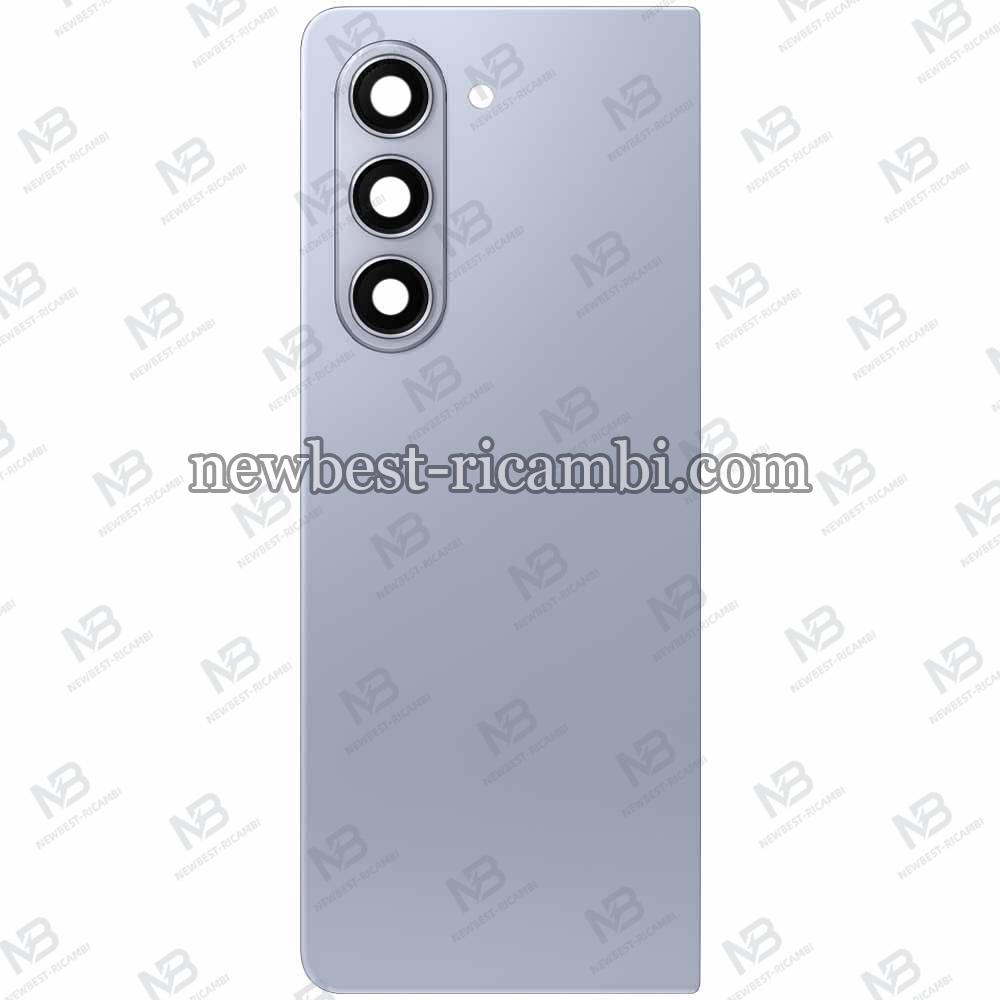 Samsung Galaxy Fold 5G F907 Back Cover + Camera Glass Silver / Icy Blue Original