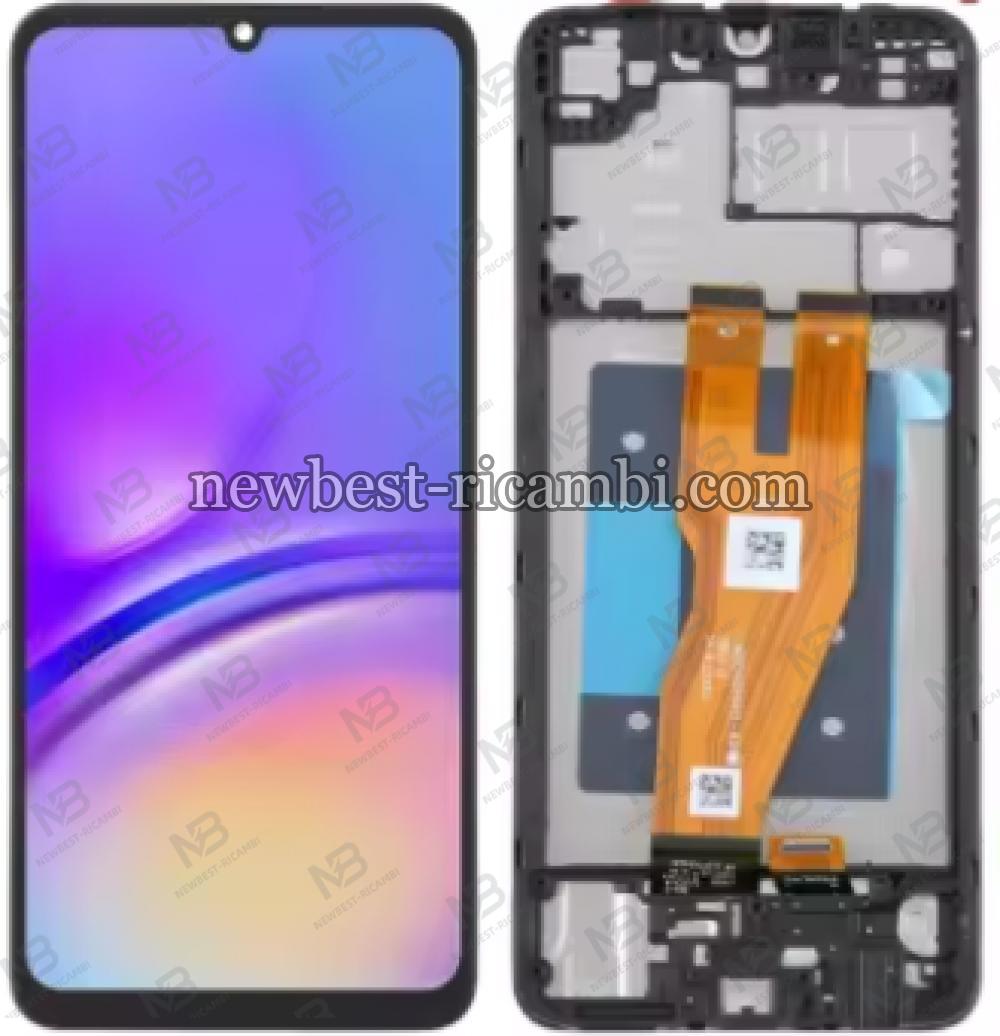 Samsung Galaxy A05 A055F Touch + Lcd + Frame Black