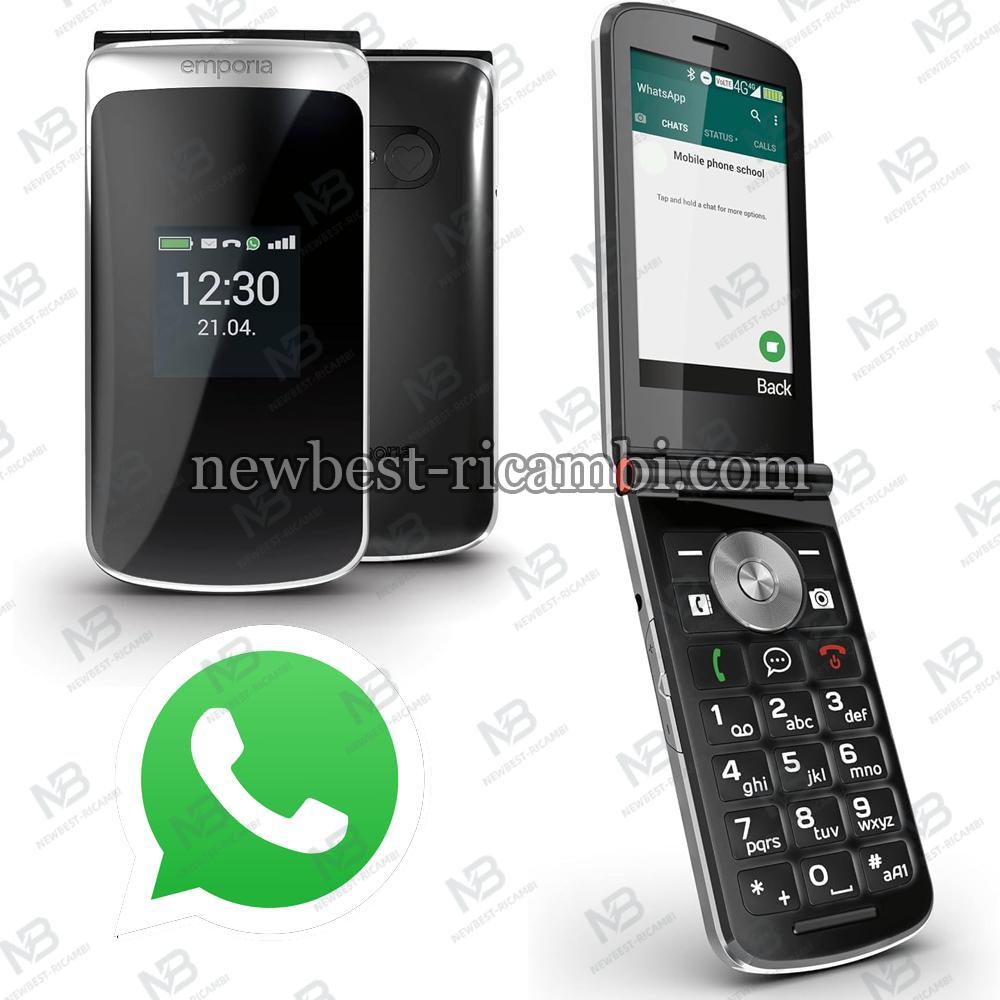 Smartphone Emporia Touch Smart.2 Black 4g 3.2" Easy Phone Clamshell In Blister