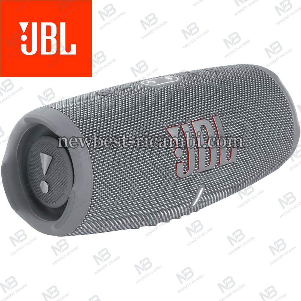 JBL CHARGE 5 - Portable Waterproof (IP67) Bluetooth Speaker with USB Power Bank Charging Grey In Blister