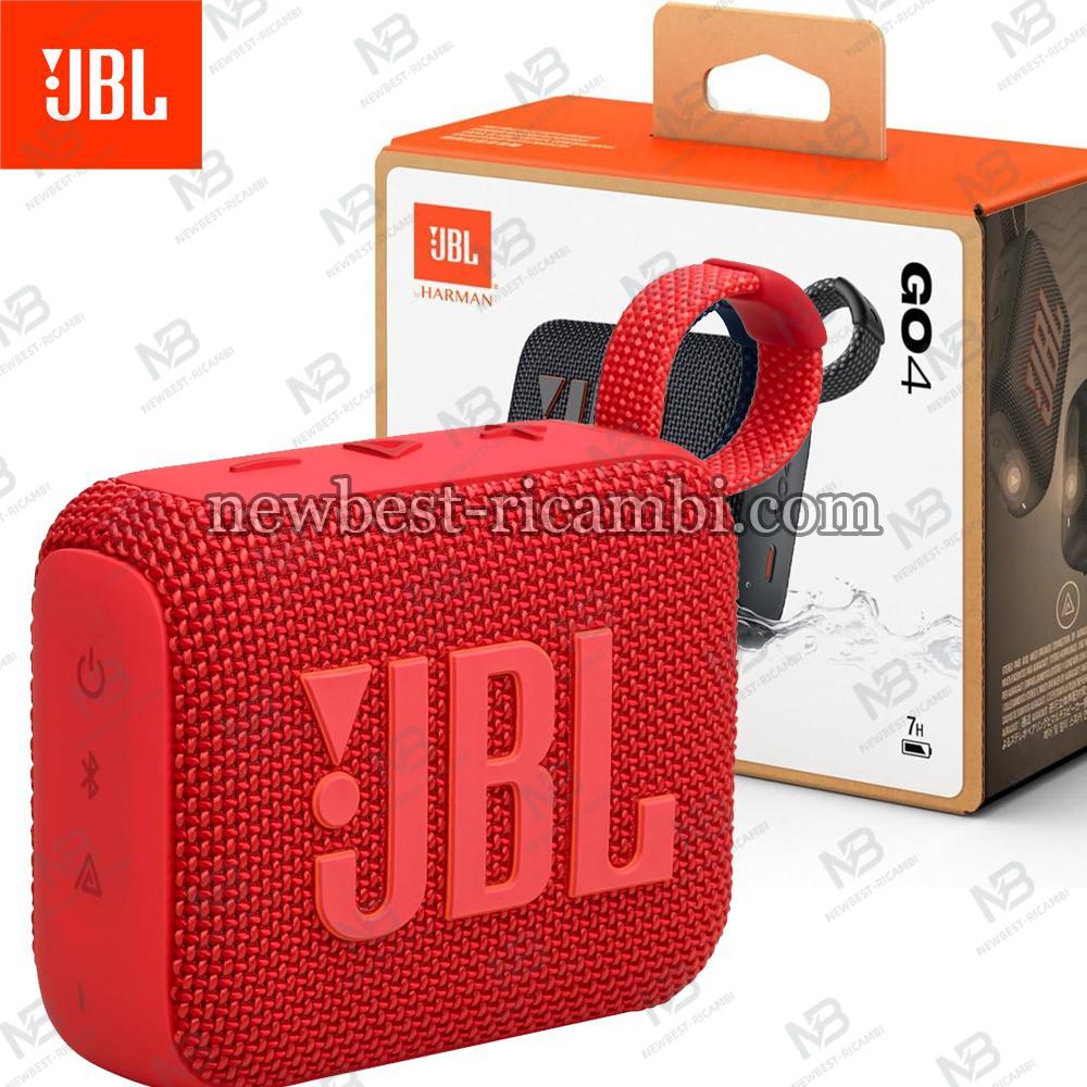 JBL Go 4 - Ultra-Portable, Water- and Dust-Resistant Bluetooth Speaker Red In Blister