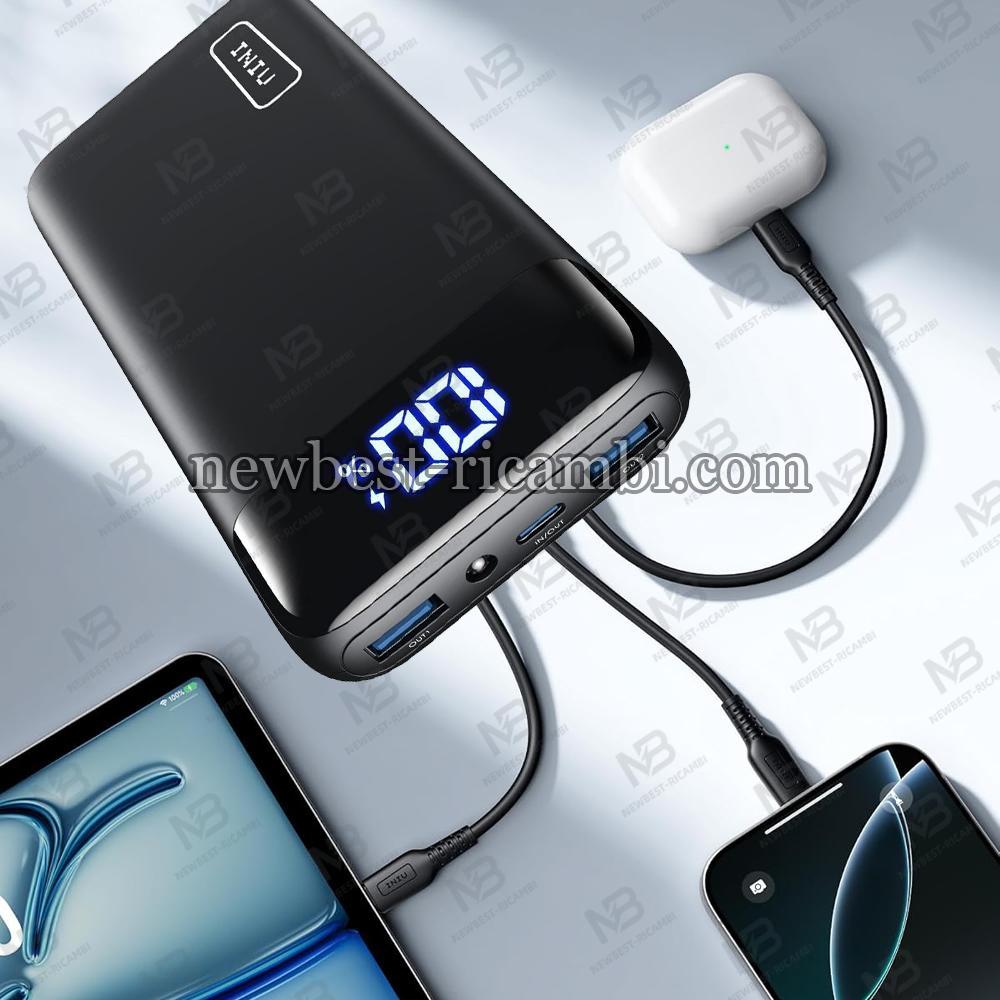 INIU Portable Charger 22.5W 20000mAh USB C Input and Output Power Bank Fast Charging In Blister