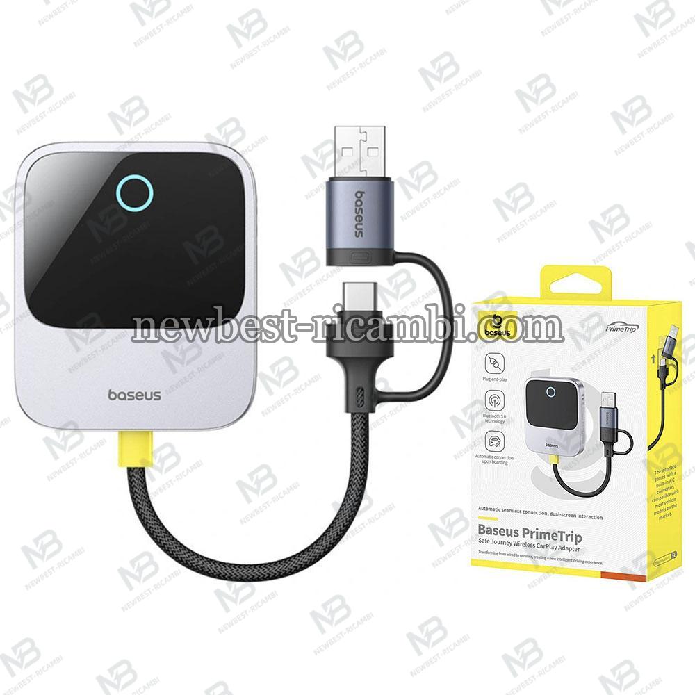 Wireless Carplay Adapter Baseus PrimeTrip for Apple iPhone Series Grey C10745100813-00 in Blister